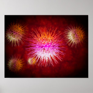 Mikroskopisk vy av dendrimers 1 poster