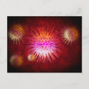 Mikroskopisk vy av dendrimers 1 vykort