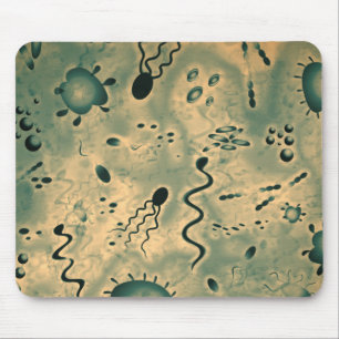 Mikroskopiska Microbes Musmatta