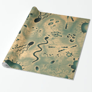 Mikroskopiska Microbes Presentpapper