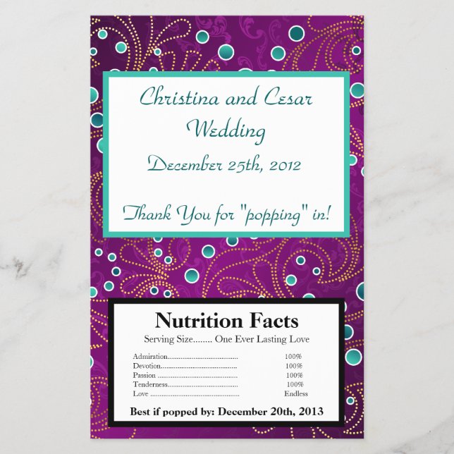 Mikrovågskålskårens Lila Arabiska Flygblad (Framsidan)