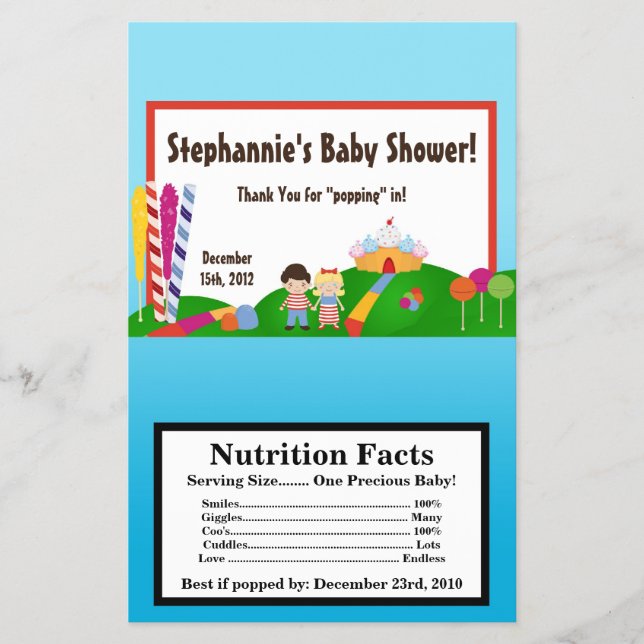 Mikrovågskrubbskädda Kandy Land Ice Cream Flygblad (Framsidan)