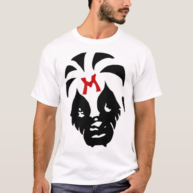 Mil Mascaras [svart] T Shirt (Framsida)