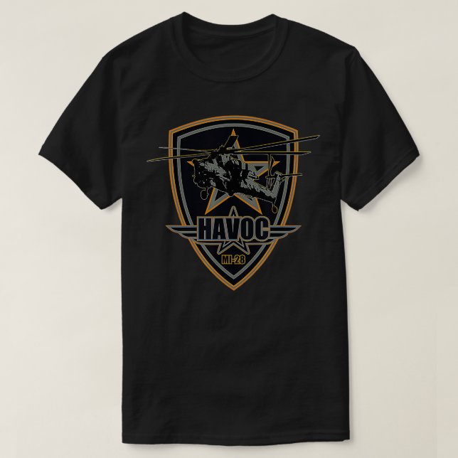 Mil Mi28 Havoc  T Shirt (Design framsida)