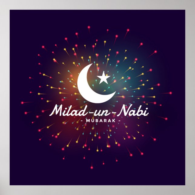 Milad-un-Nabi Mubarak Poster (Framsidan)