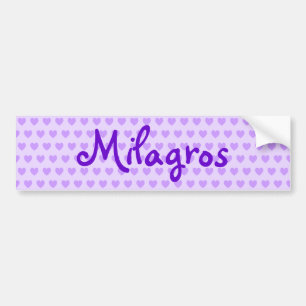 Milagros i Lila Bildekal