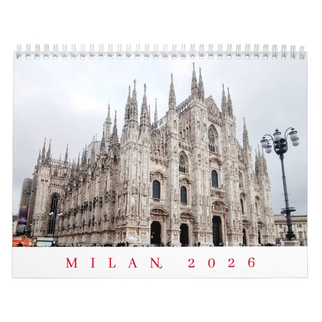Milan 2026 calendar kalender (Omslag)