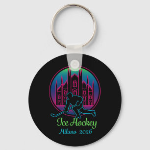 Milan 2026 Ishockey Vinter 2026 Och Duomo Di Mil Nyckelring