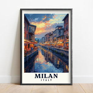 Milan Affisch - Milan Tryck - Milan Konsttryck - M