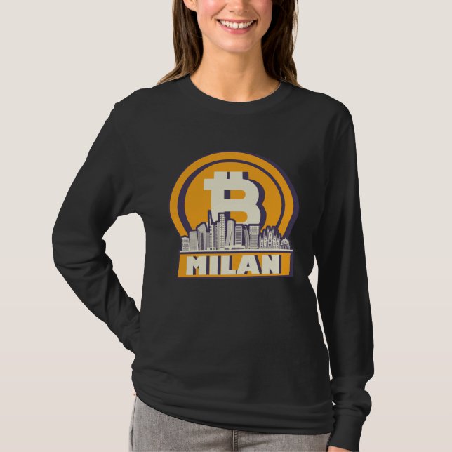 Milan Bitcoin Maximalist T Shirt (Framsida)