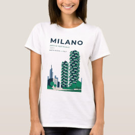 Milan Bosco Verticale Resa T-Shirt Italien Present