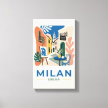 Milan Brera konstresorgeraffisch - Italiensk prese