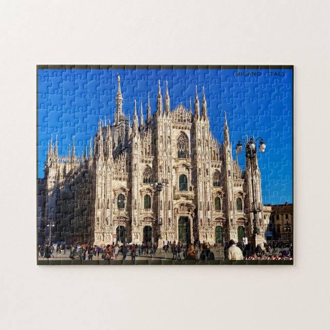 Milan Duomo Cathedral - Italien Pussel (Horisontell)