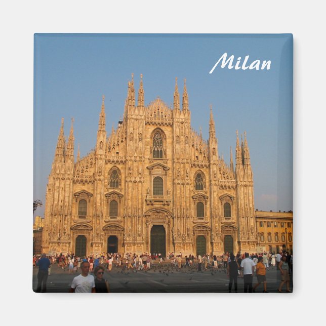 Milan Duomo Fridge Magnet (Framsidan)
