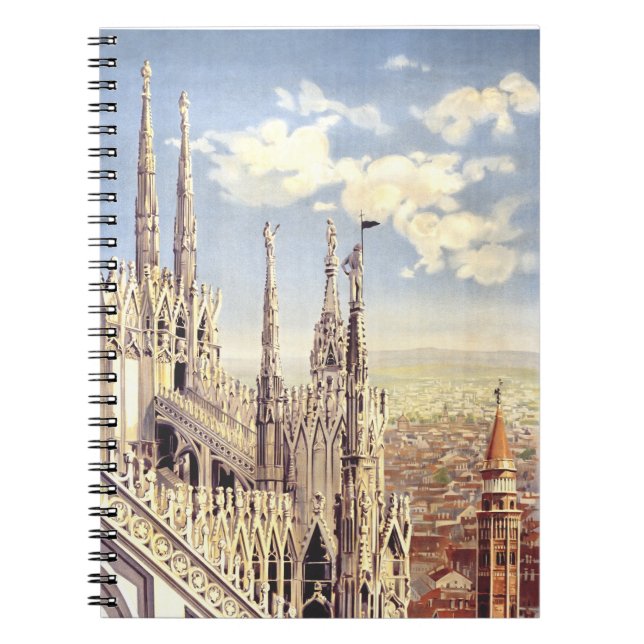 Milan Duomo-katedralen Jungfru Marie födelse Anteckningsbok (Framsidan)