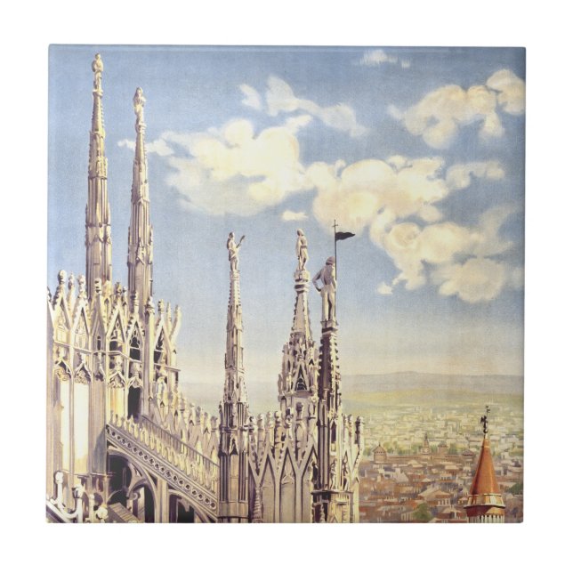Milan Duomo-katedralen Jungfru Marie födelse Kakelplatta (Framsidan)