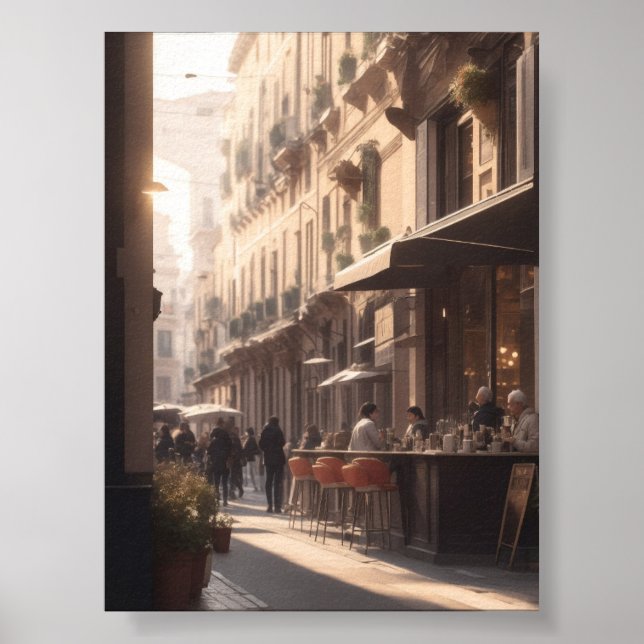 Milan Espresso Poster (Framsidan)