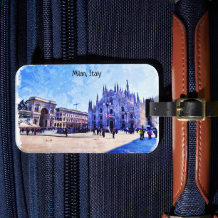 Milan Italien Cathedral Panorama View Bagagebricka