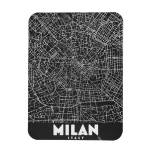 Milan Italien Retro Kart Magnet