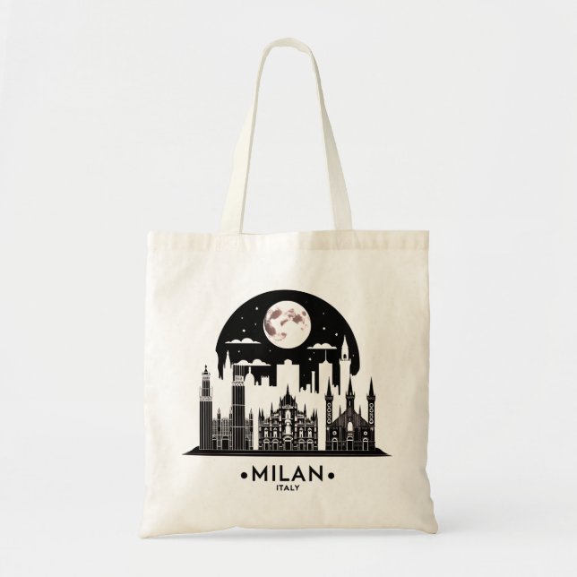 Milan Italien Skyline Tygkasse (Framsidan)