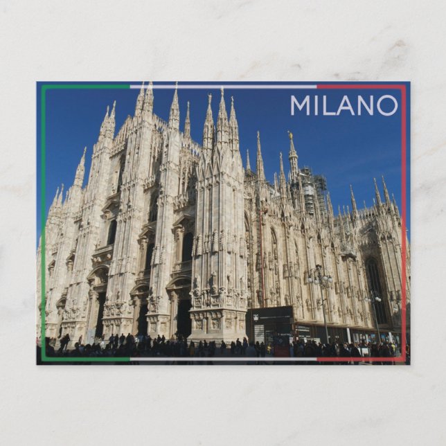 Milan - Italien Vykort (Framsida)
