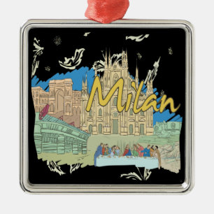 Milan Julgransprydnad Metall