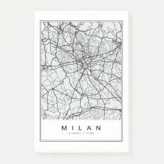Milan Karta Illustration Post-it Block