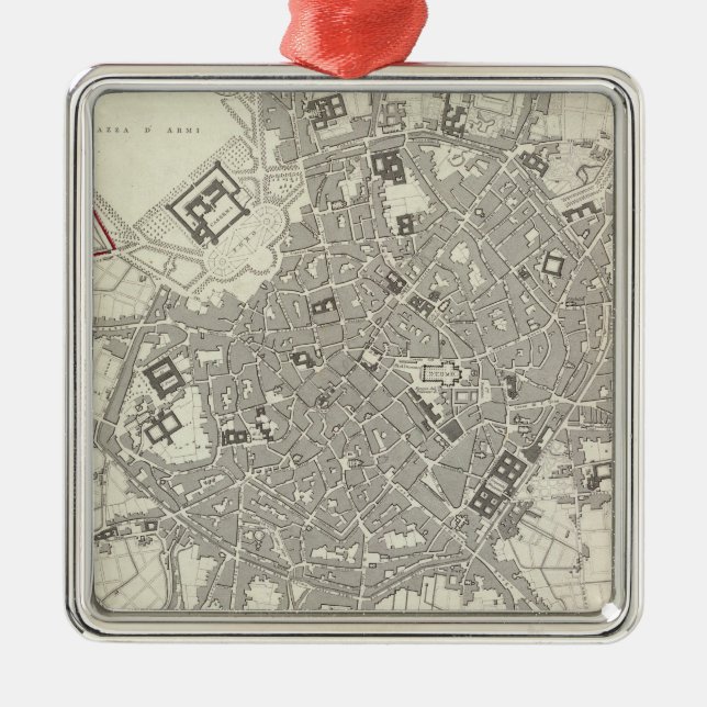 Milan Milano Julgransprydnad Metall (Framsidan)