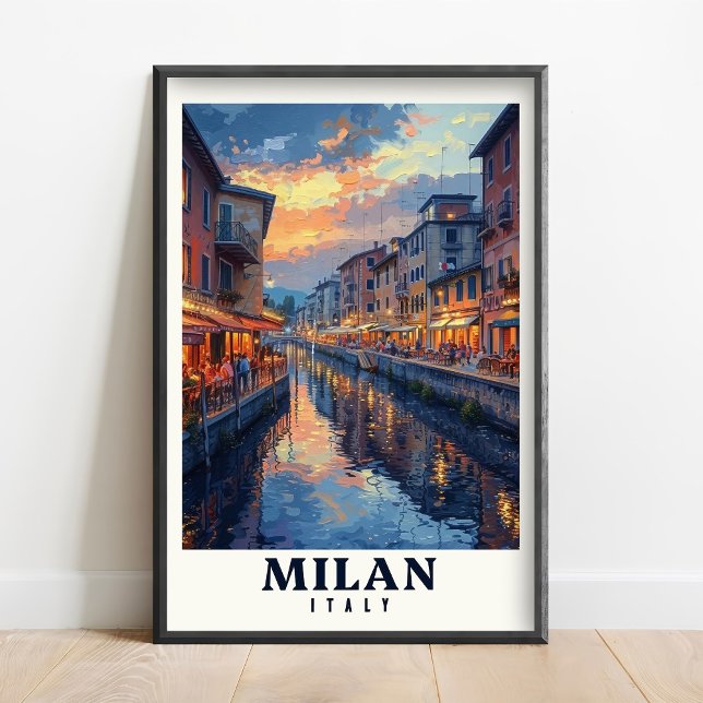 Milan Poster - Milan Print - Milan Art Print - Mil (Skapare uppladdad)