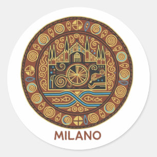MILAN RUNT KLISTERMÄRKE