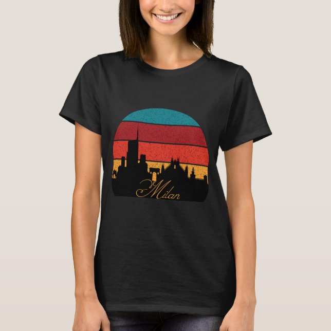 Milan Silhouette T Shirt (Framsida)