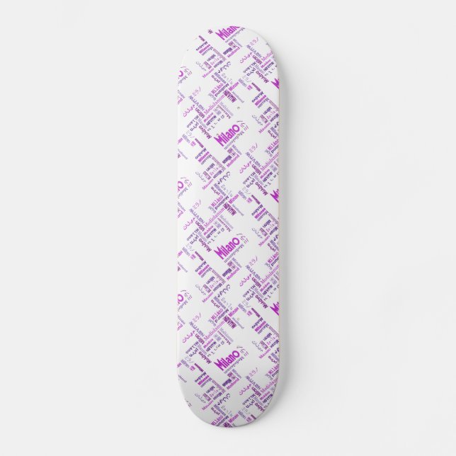 Milan Skateboard Bräda 20,5 Cm (Framsida)