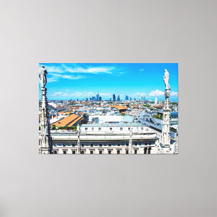 Milan Skyline Canvastryck