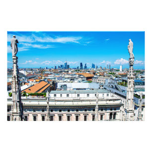 Milan Skyline Fototryck