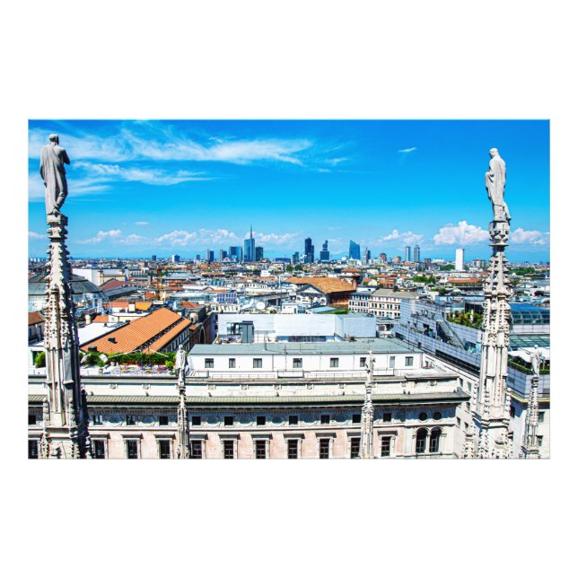 Milan Skyline Fototryck (Framsidan)
