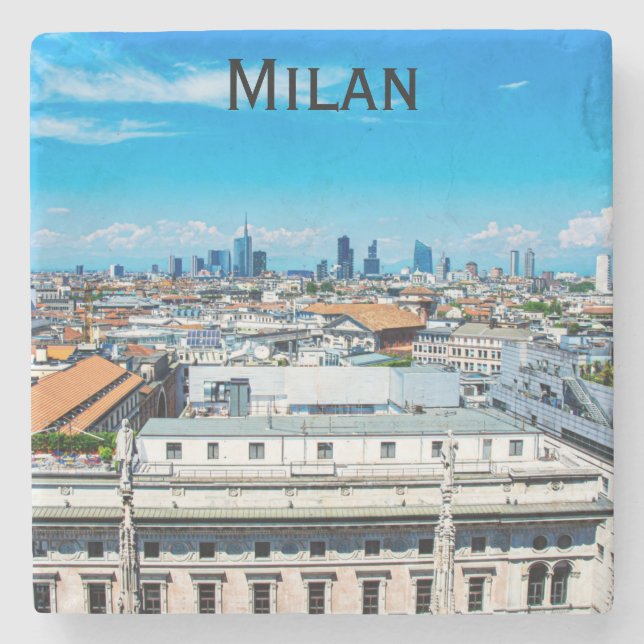 Milan Skyline i Italien Stenunderlägg (Framsidan)