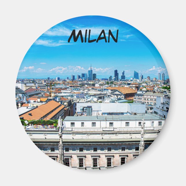 Milan Skyline magnet (Framsidan)