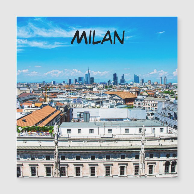 Milan Skyline magnet (Framsida)