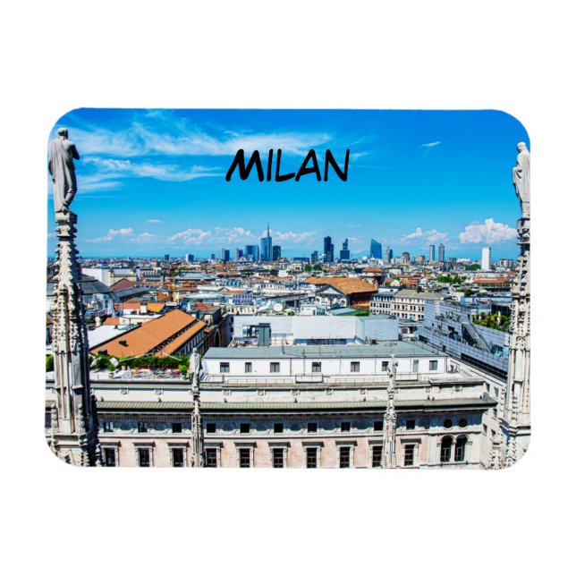 Milan Skyline magnet (Horisontell)