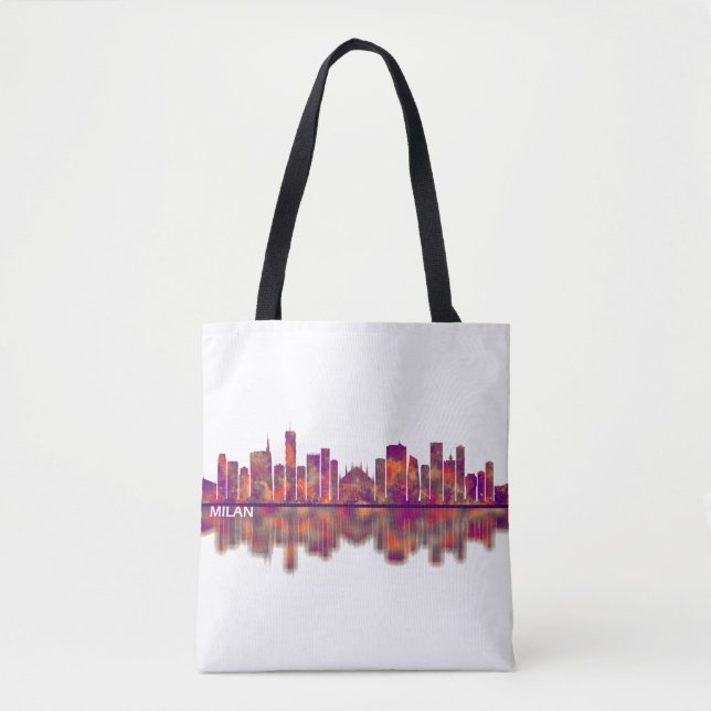 Milan Skyline Tygkasse (Framsida)