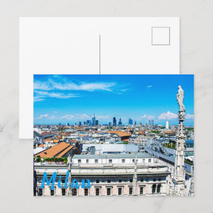 Milan Skyline Vykort