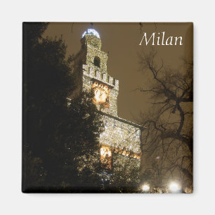 Milan slott magnet