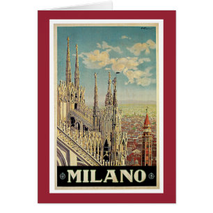 Milano Hälsningskort