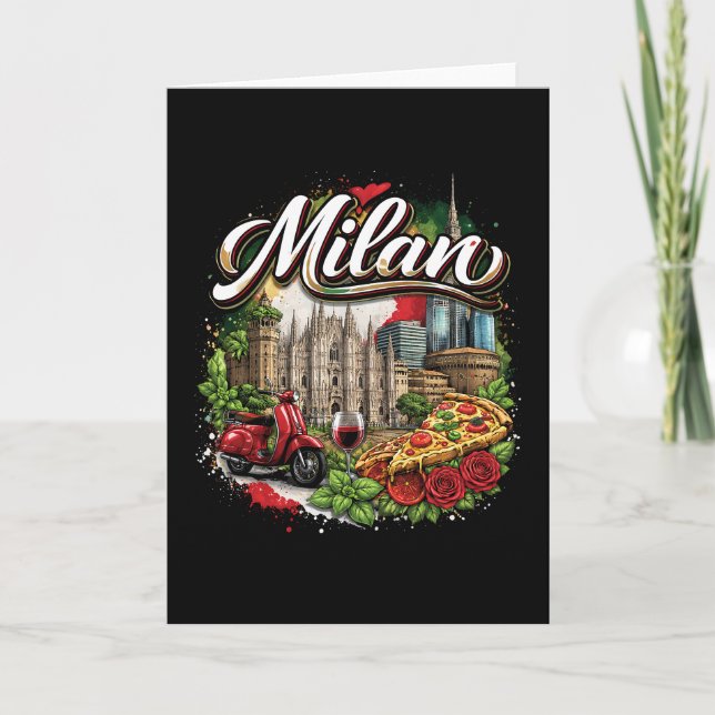 Milano Helgkort (Framsida)