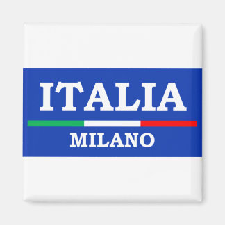 Milano Italia Azzurri Italienska Flagga Magnet