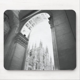 Milano Italien, Galleria Utsikt över Duomo Musmatta