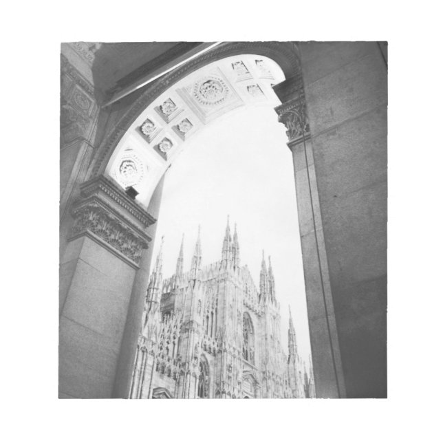 Milano Italien, Galleria View of the Duomo Anteckningsblock (Framsida)