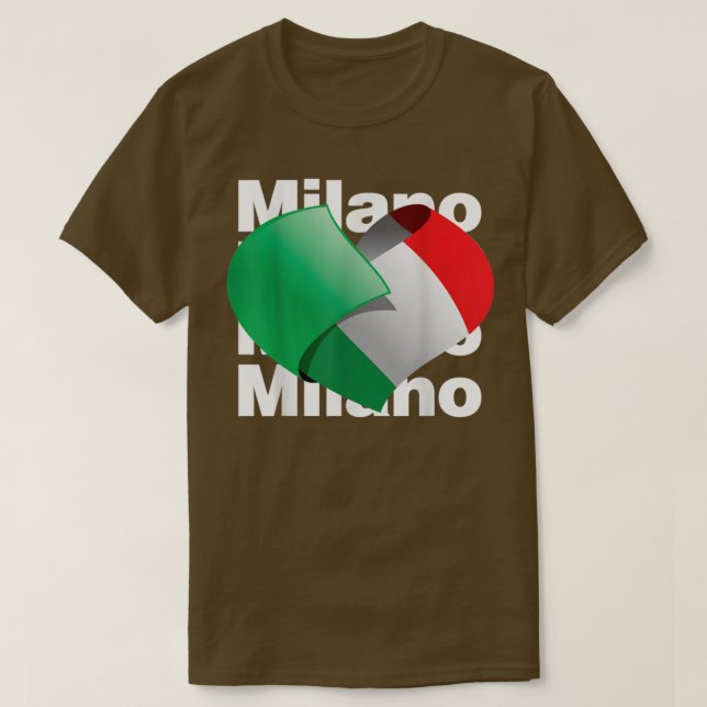 Milano Italien T Shirt (Design framsida)
