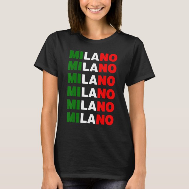 Milano Italien T Shirt (Framsida)