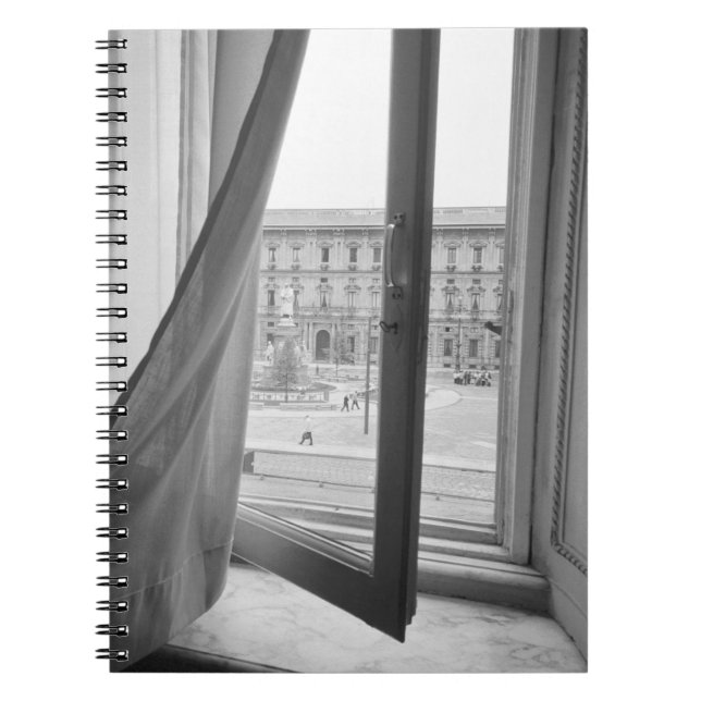 Milano Italien, View from La Scala Opera Window Anteckningsbok (Framsidan)